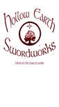 Mobile Screenshot of hollowearthswordworks.com